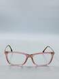 Versace Pink Crystal Oval Eyeglasses image number 2