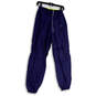 Mens Blue Elastic Waist Drawstring Pockets Pull-On Track Pants Size Medium image number 1