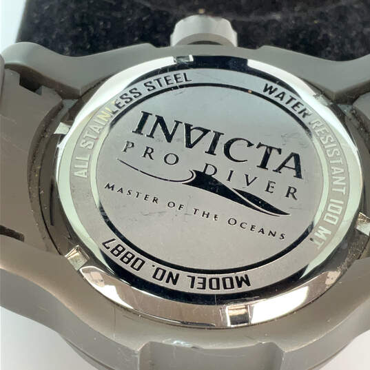 Designer Invicta Pro Diver 0887 Ocean Ghost Water Resistant Wristwatch image number 4