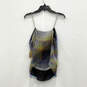 NWT Womens Multicolor Abstract Print Spaghetti Strap V Neck Blouse Top Sz M image number 2
