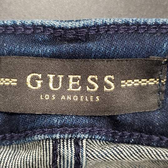 Guess Women Blue Dark Wash Jeans Sz 28 NWT image number 1