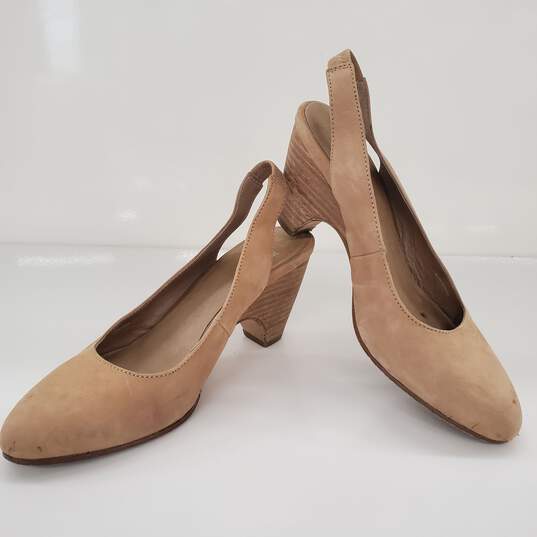 Eileen Fisher Milla Slingback Pumps Women's Size 6-Brown Tan image number 1