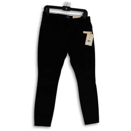 NWT Womens Black Denim Dark Wash 5-Pocket Design Skinny Leg Jeans Size 8P
