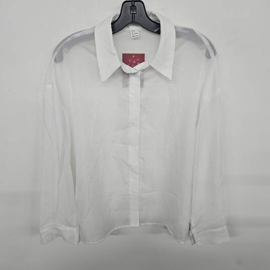 Verdusa White Button Up image number 1