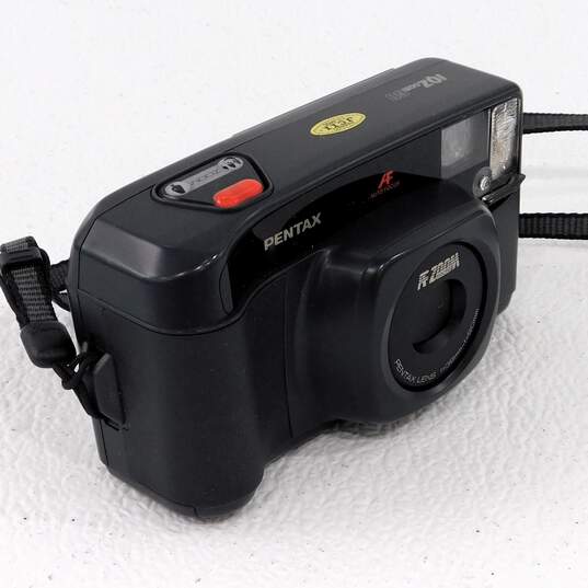 Pentax IQZoom 60 38-60mm AF Zoom Macro Point & Shoot Film Camera w/ Case image number 2