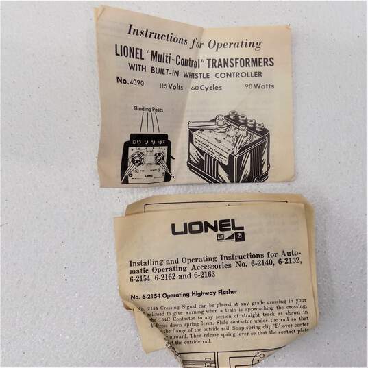 Vintage Lionel Trainmaster Transformer 6-4090 In Box image number 9