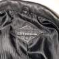City Jones New York Black Genuine Leather Button Up Jacket Size 48L image number 3