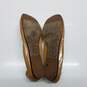 Authenticated Lanvin Brown Patent Leather Women's Ballet Flats image number 5