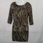 Aidan by Aidan Mattox Copper Gold Sequin Cocktail dress Size 4 image number 1