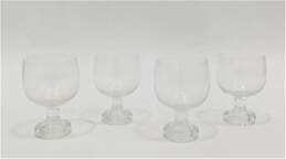 Orrefors Crystal Boheme Claret Wine Glasses Set of 4