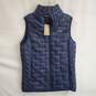 Patagonia Classic Navy Full Zip Micro Puffer Vest NWT Women's Size S image number 1