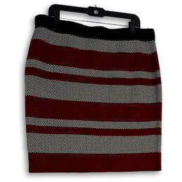 NWT Womens Multicolor Herringbone Knitted Straight & Pencil Skirt Size XS alternative image