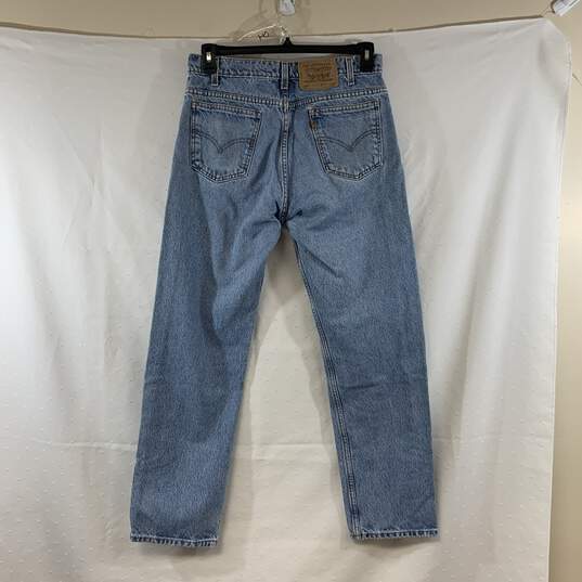 Men's Light Wash Levi's 505 Relaxed Fit Jeans, Sz. 33x30 image number 2