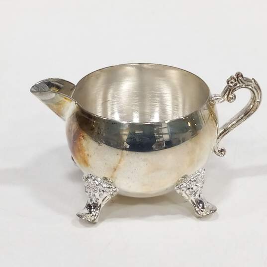 Silver Pitcher and Cream Holder image number 4