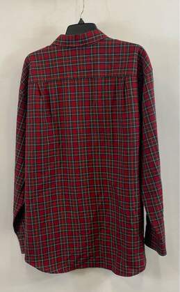 Pendleton Red Plaid Wool Shirt - Size X Large alternative image