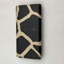 Dooney and Bourke Womens White Black Giraffe Print Leather Trifold Wallet alternative image