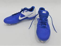 Nike Alpha Huarache Varsity Low Baseball Cleats Royal Men's Shoes Size 13