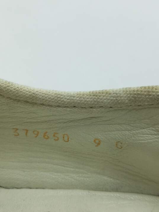 Authentic Gucci Ivory Canvas Sneaker M 9G image number 7