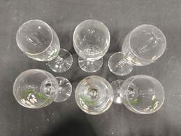 Set Of 6 Floral Wine Glasses w/Box alternative image