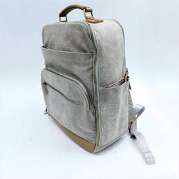 Kamrette Lyra Camera Tan Canvas Backpack w/ Dividers & Laptop Sleeve