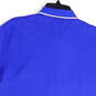 NWT Mens Blue Short Sleeve Collared Side Slit Golf Polo Shirt Size XL image number 3