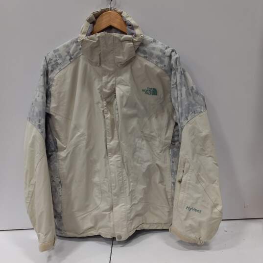 The North Face Women's HyVent Digital Camo Winter Jacket image number 1