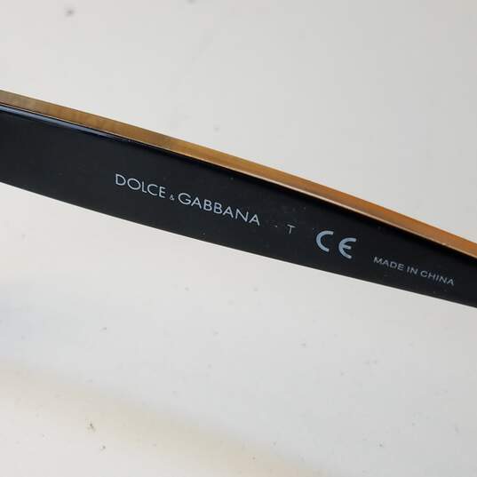 Dolce & Gabbana Black Oval Eyeglasses image number 7