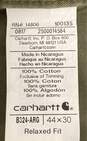 Carhartt Green Pants - Size 44X30 image number 3