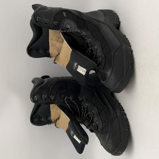 Cabelas Mens Ultra Dry-Plus 83-1287 Black Steel Toe Snow Boots Size 12 D image number 1