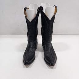 Men's Dan Post Bucklace Leather Cowboy Boots Sz 8D