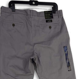 NWT Mens Gray Mason Slash Pocket Flat Front Stretch Chino Pants Size 35x34 alternative image