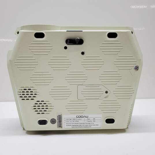 Cooau A4300 Portable Movie Projector Home Theater White, Untested For Parts/Repair image number 4