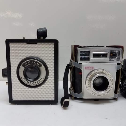 Vintage Camera Lot Kodak Ansco Tomyko Argus - Parts/Repair image number 4
