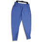 Womens Blue Flat Front Elastic Waist Pull-On Jogger Pants Size 16T image number 2