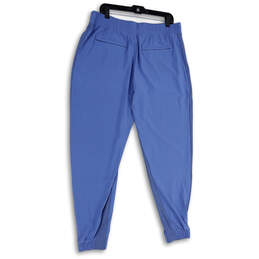 Womens Blue Flat Front Elastic Waist Pull-On Jogger Pants Size 16T alternative image