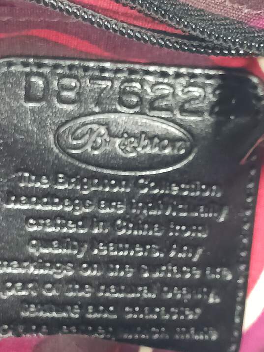 Brighton Black Patent Leather Croc Pattern Shoulder Bag image number 4