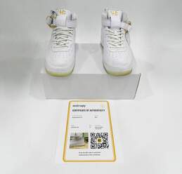 Nike Air Force 1 Mid CMFT Victor Cruz White Men's Shoes Size 13 COA