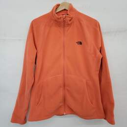 WOMEN'S THE NORTH FACE CORAL POLYESTER FULL ZIP SWEATER SZ XL