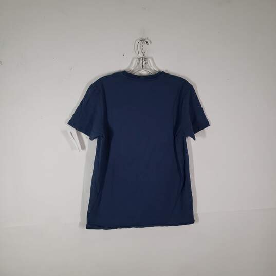 Mens Cotton Regular Fit Crew Neck Short Sleeve Pullover T-Shirt Size Medium image number 2