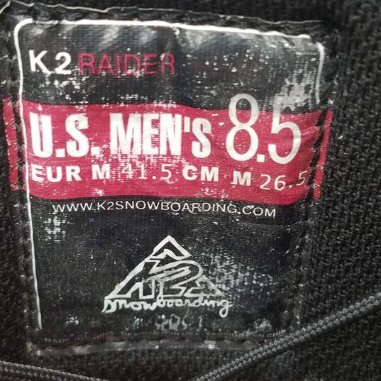 K2Snowboarding Men's Snow Boots Grey Size 8.5 image number 11