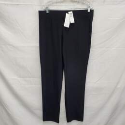 NWT Eileen Fisher WM's Black Slim Stretch Crepe Pants Size L