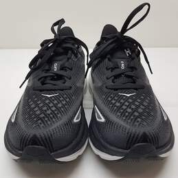 HOKA Women's Clifton 9 Lace Up Running Shoes Blk/Wht Size 7 1127895BWHT alternative image