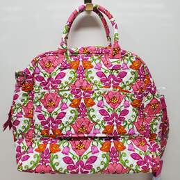 Vera Bradley Grand Traveler Bag Pink Floral Women Tote
