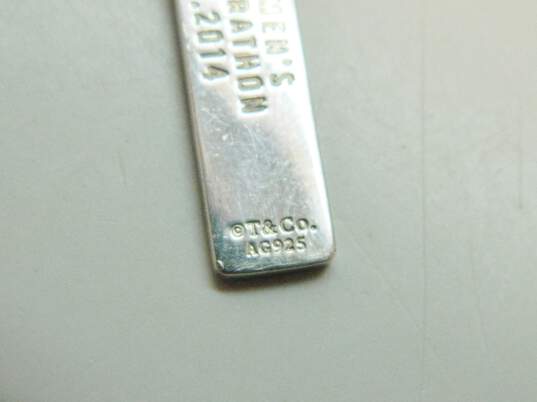 Tiffany & Co Sterling Silver Nike Half Marathon Pendant Necklace 4.7g image number 5