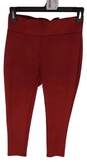 Womens Red Flat Front Elastic Waist Pull On Jagging Leggings Size XXS image number 4