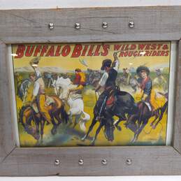 Pair of Vintage Buffalo Bill and Pawnee Bill Framed Art Prints alternative image
