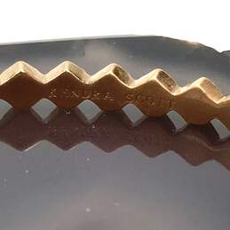 Designer Kendra Scott Gold-Tone Fashionable Round Shape Bangle Bracelet alternative image