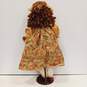 Vintage the Collectors Choice by Dandee Girl Porcelain Doll image number 4