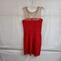 BCBGMAXAZRIA Rouge Red Maia Embellished Sleeveless Dress WM Size 6 NWT image number 2