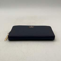 NIB Kate Spade New York Womens Navy Blue Clutch Zip Around Wallet With Box alternative image